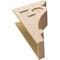 Ekena Millwork 11"W x 22"D x 33"H Classic Mayflower Rough Cedar Woodgrain TimberThane Corbel, Primed Tan CORUR11X22X33MAYRCPR - alternate 3